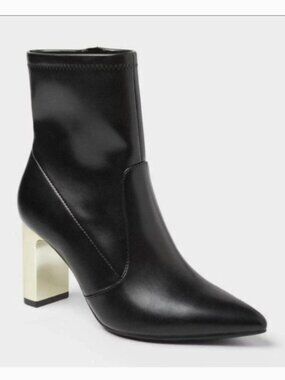 A New Day Women's Sienna Low Shaft Heeled Boots with Memory Foam Insole